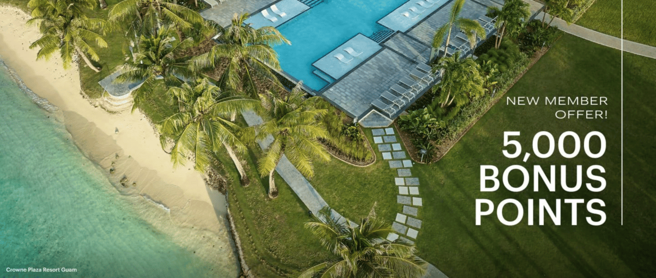 IHG New Member 5,000-points signup bonus