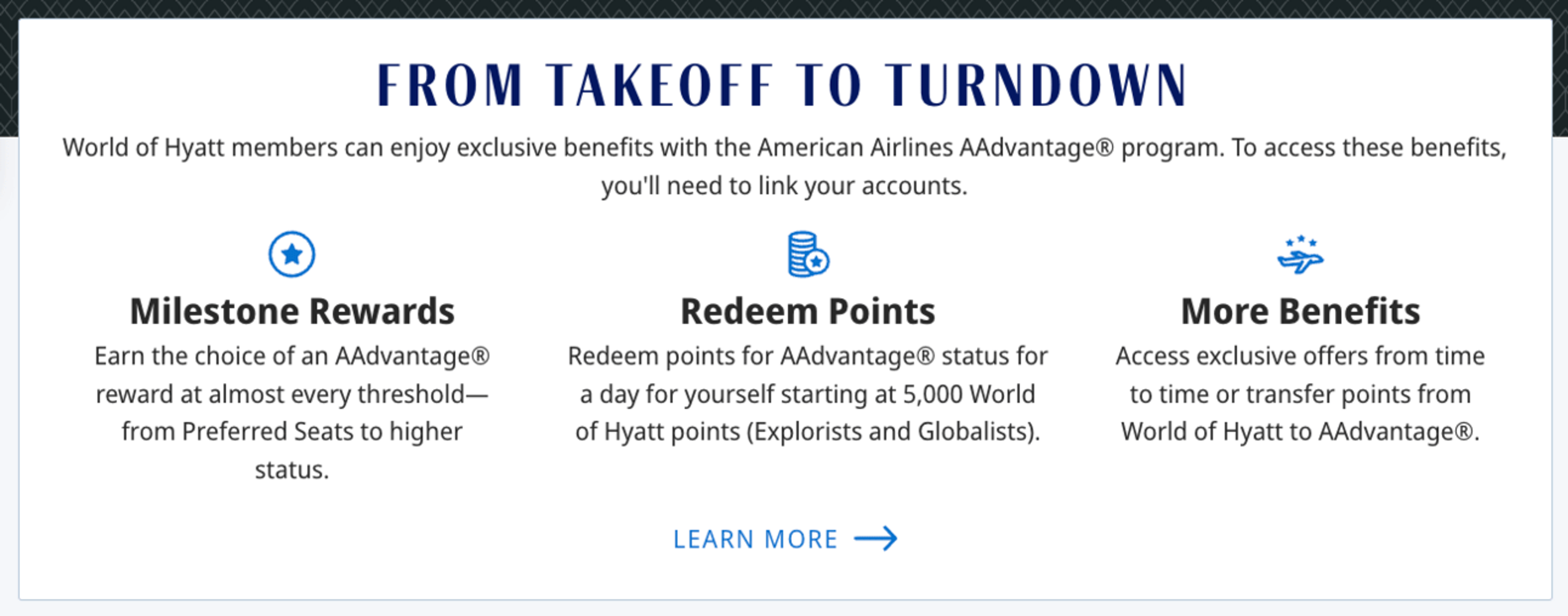 AA and Hyatt partner benefits are now live