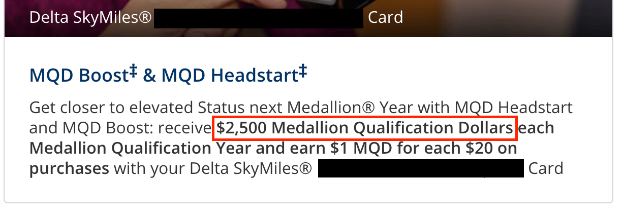 Get a 2,500 MQD boost when you have a Delta credit card