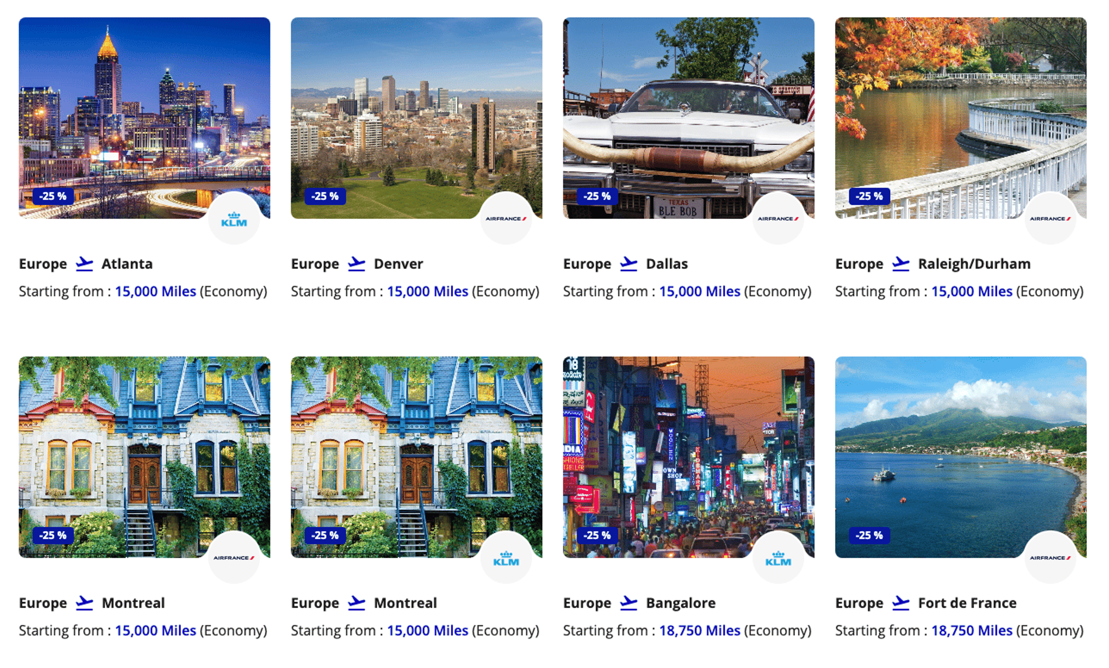 Flying Blue Promo Rewards
