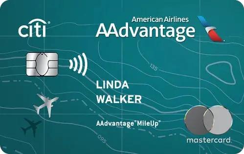 American Airlines AAdvantage® MileUp® card art