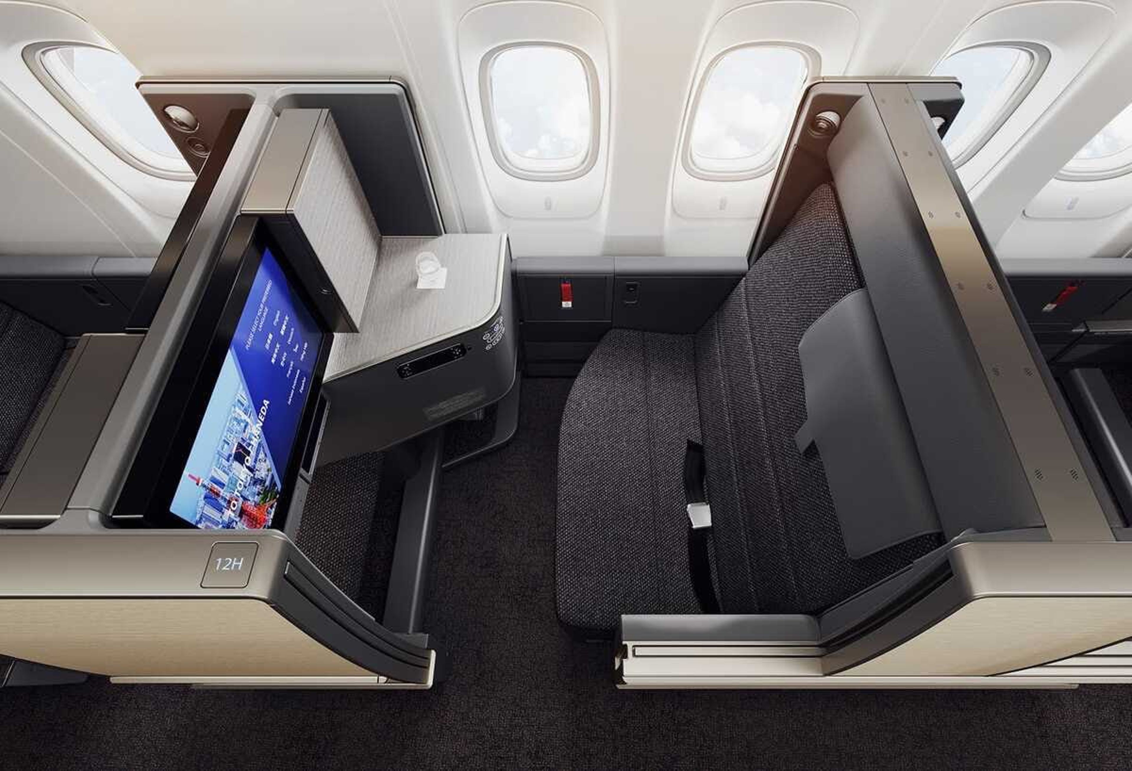 A photo of ANA's "The Room" business-class seat
