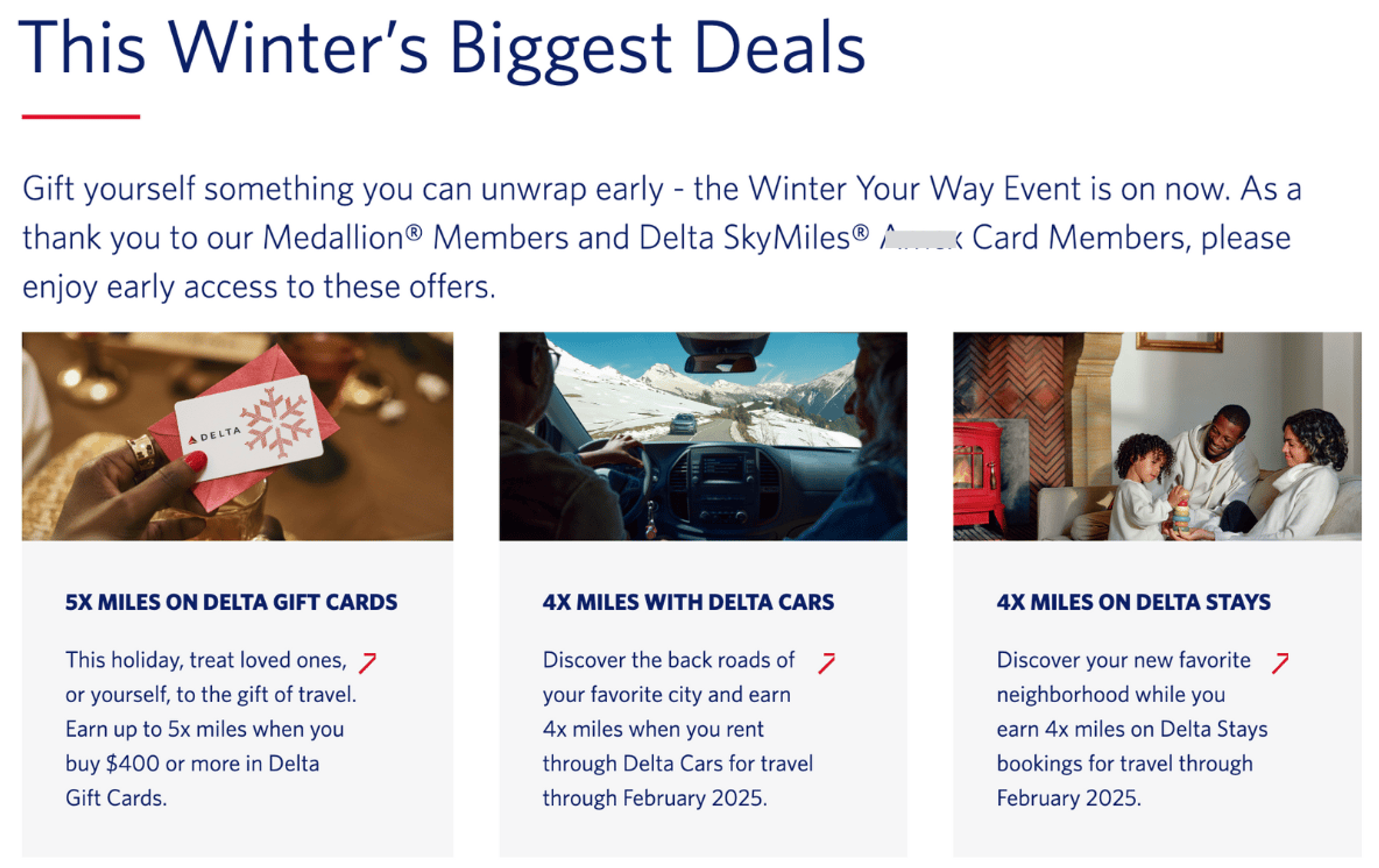 Delta winter your way event