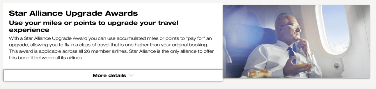 Star Alliance upgrade details