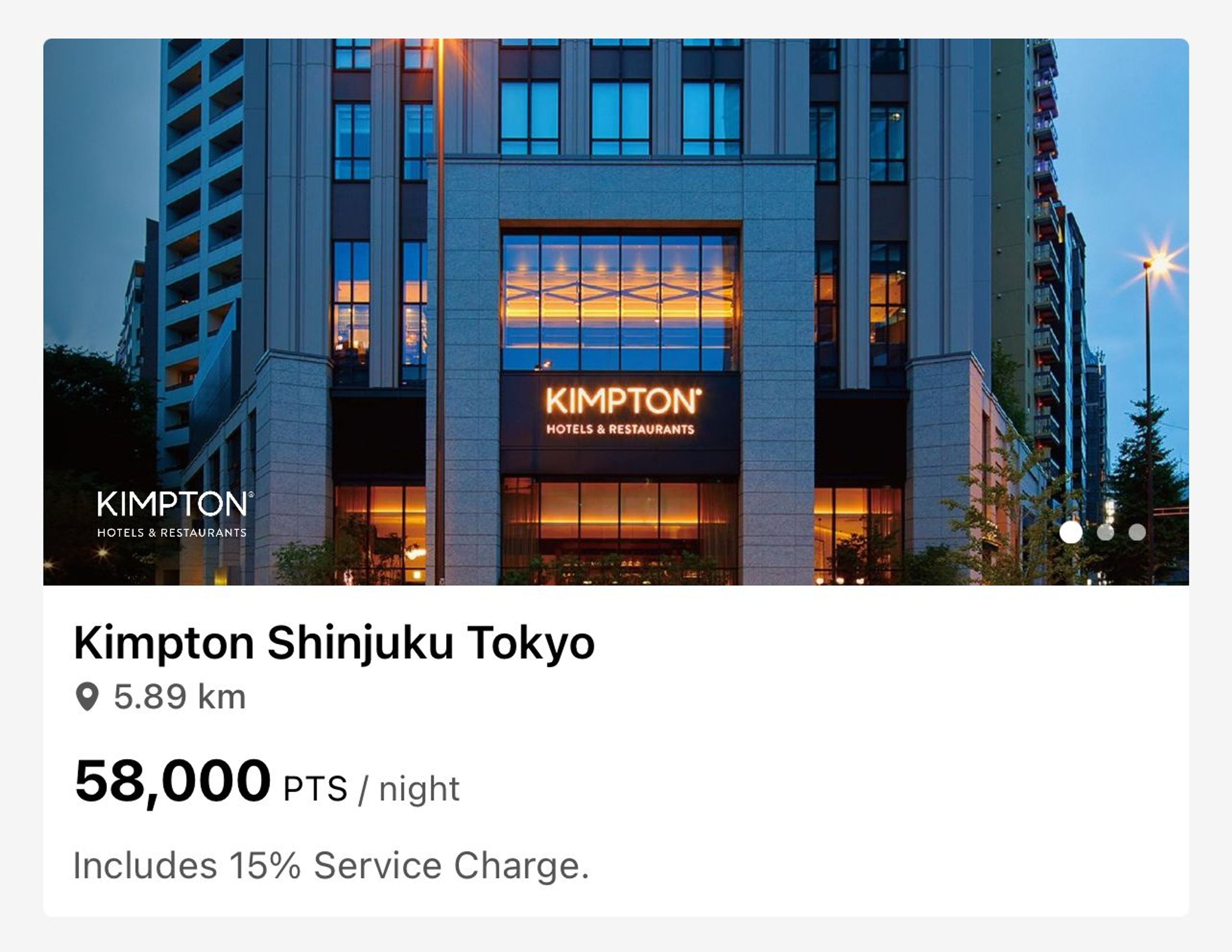 Kimpton Shinjuku Tokyo