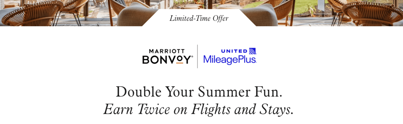 Marriott and United Dual Promo