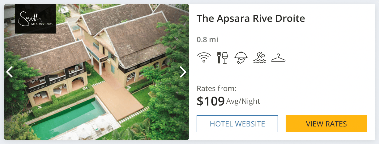Hyatt property in Luang Prabang, Laos