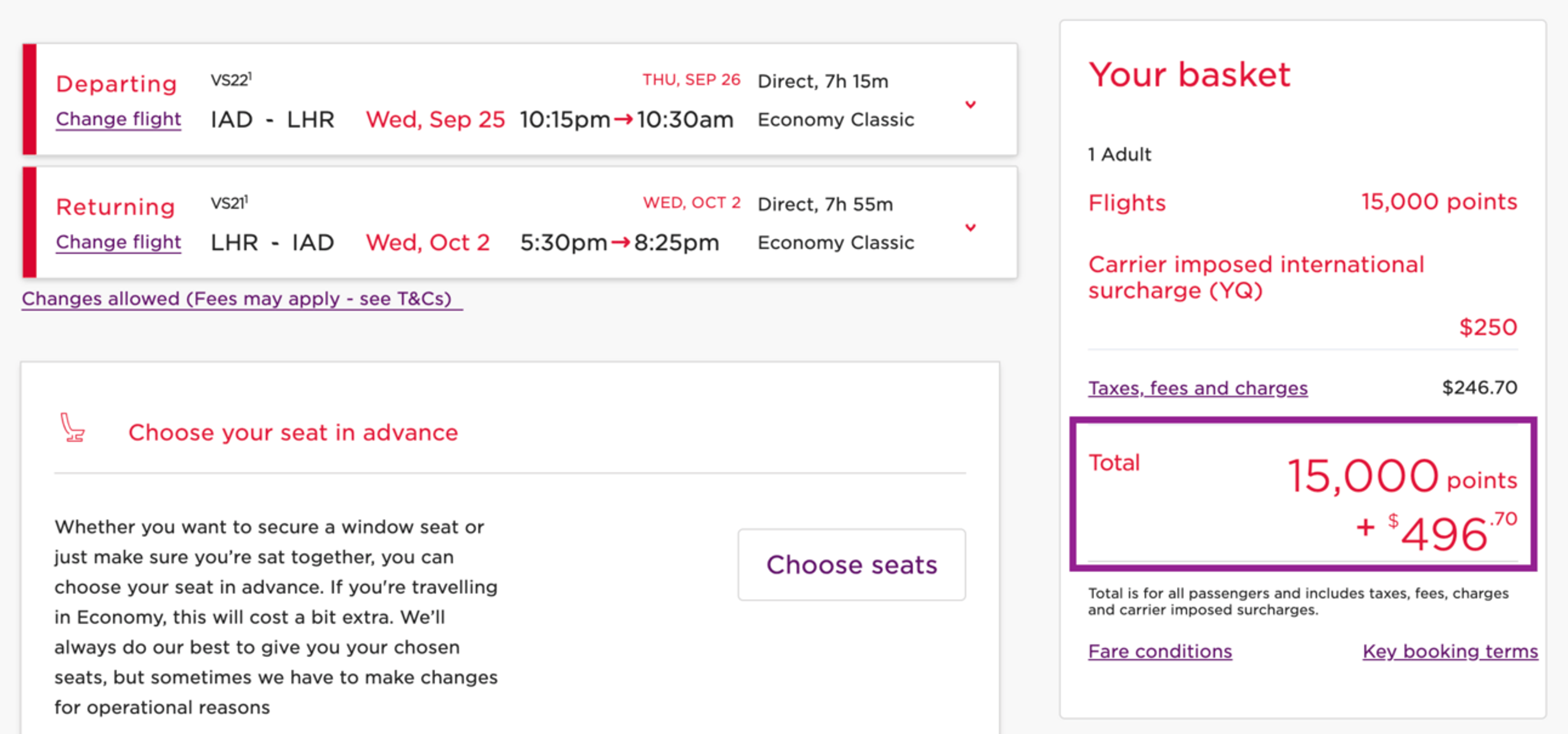 Round-trip flights to Europe for 15,000 miles in economy