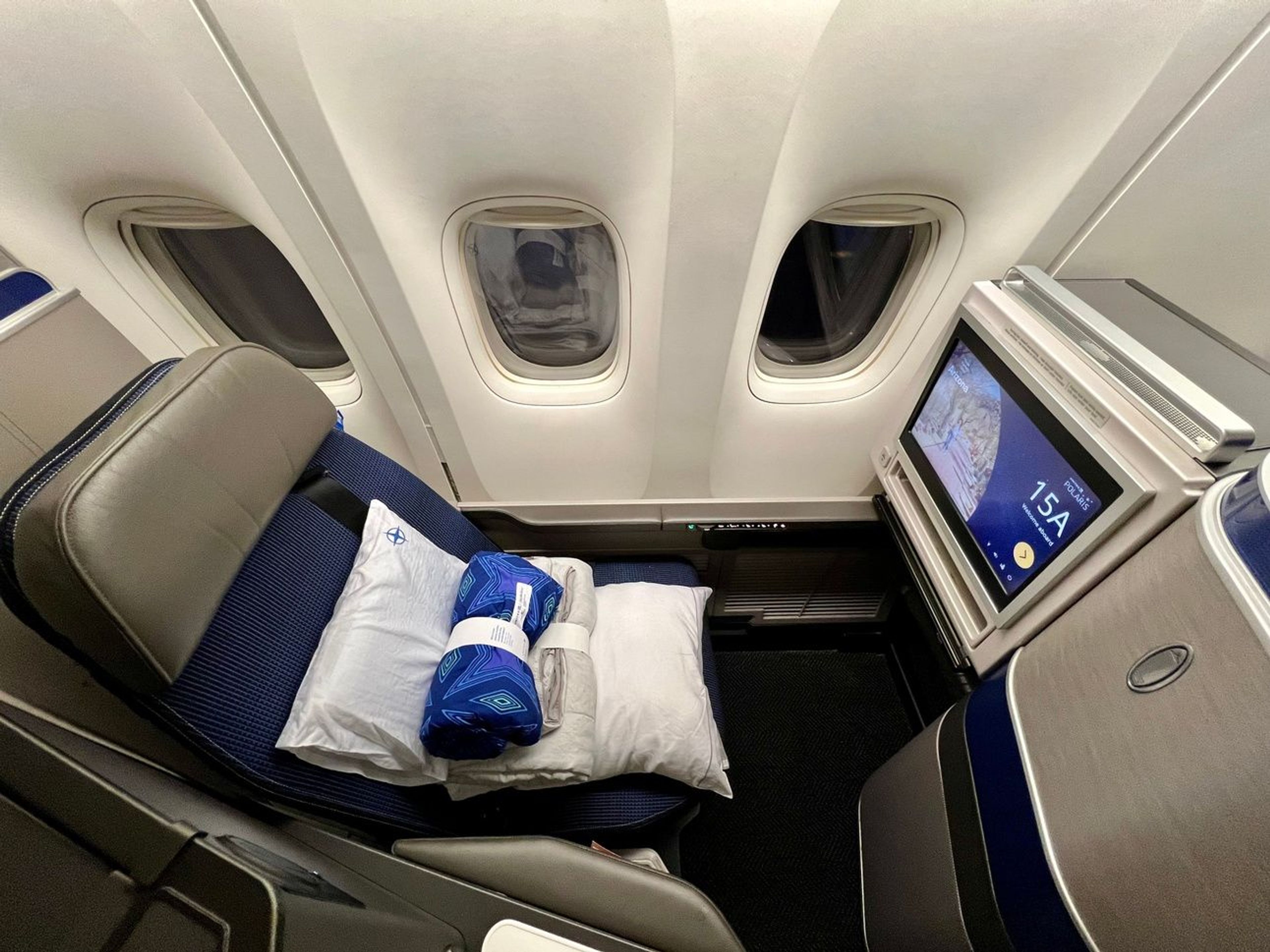 My recent seat on United Polaris