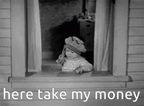 Take my money gif