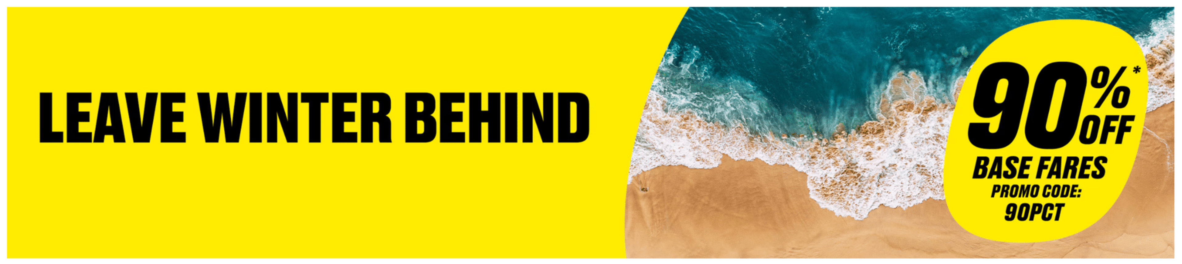 Spirt Airlines 90% off flash sale