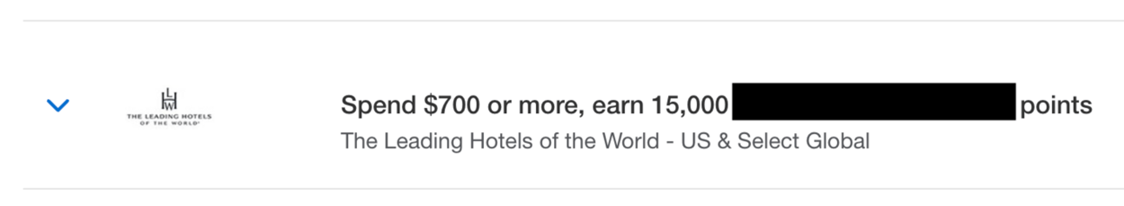 The Leading Hotels of the World merchant offer