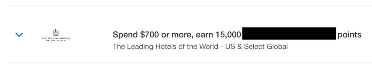 The Leading Hotels of the World merchant offer