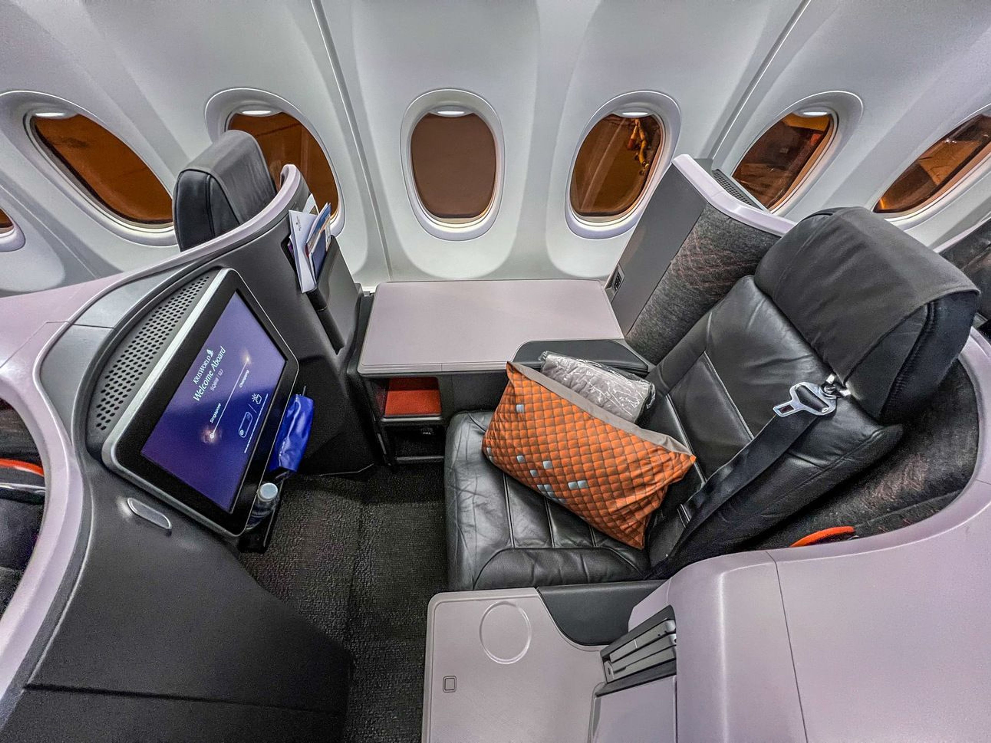 Singapore Airlines 737 business class