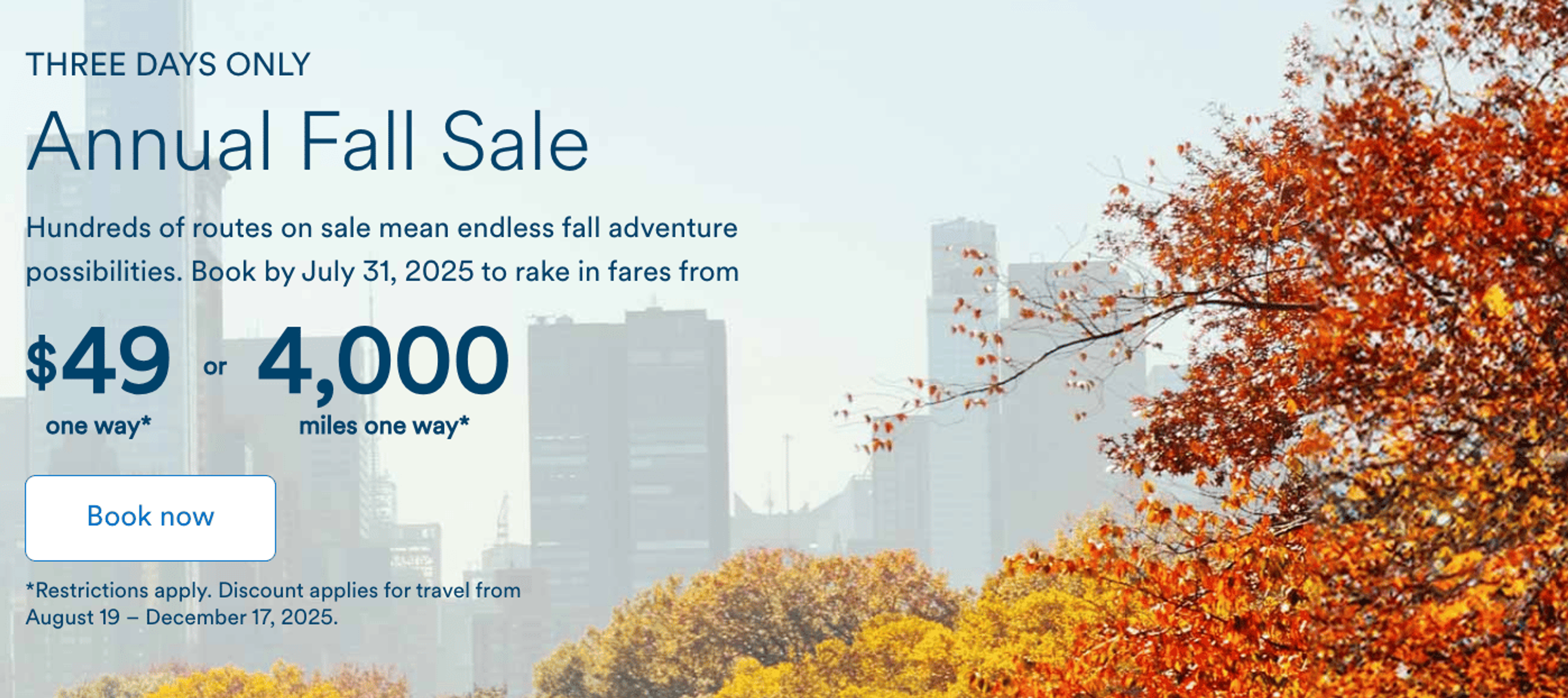 Alaska Annual Fall Sale page