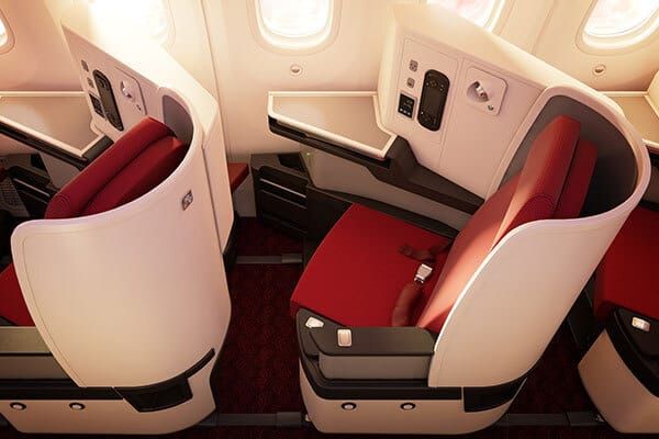 Hainan Airlines' 787 Dreamliner business class