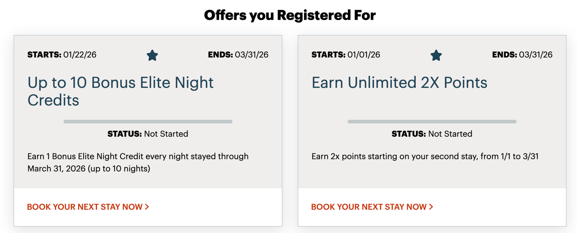 IHG promos