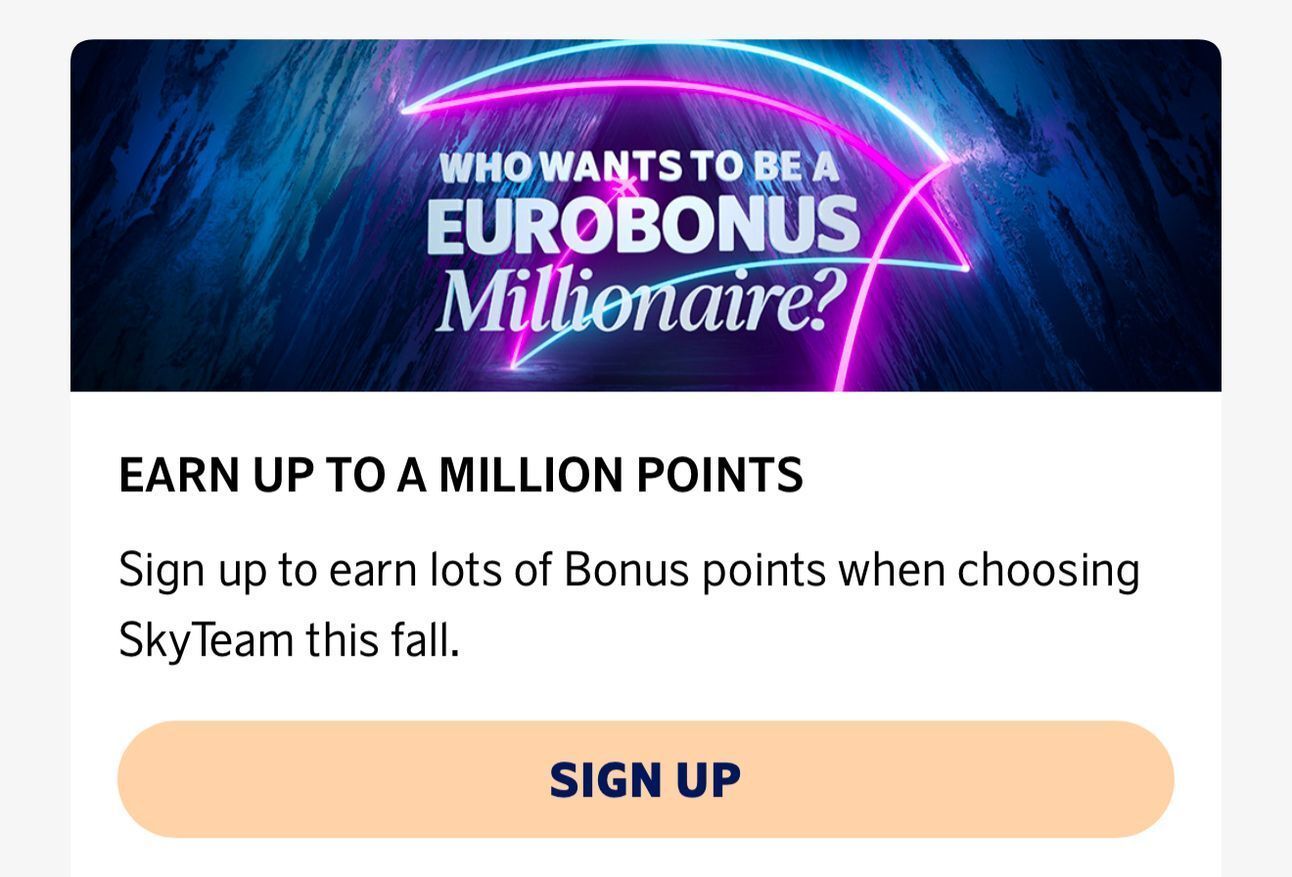 The SAS million-mile challenge