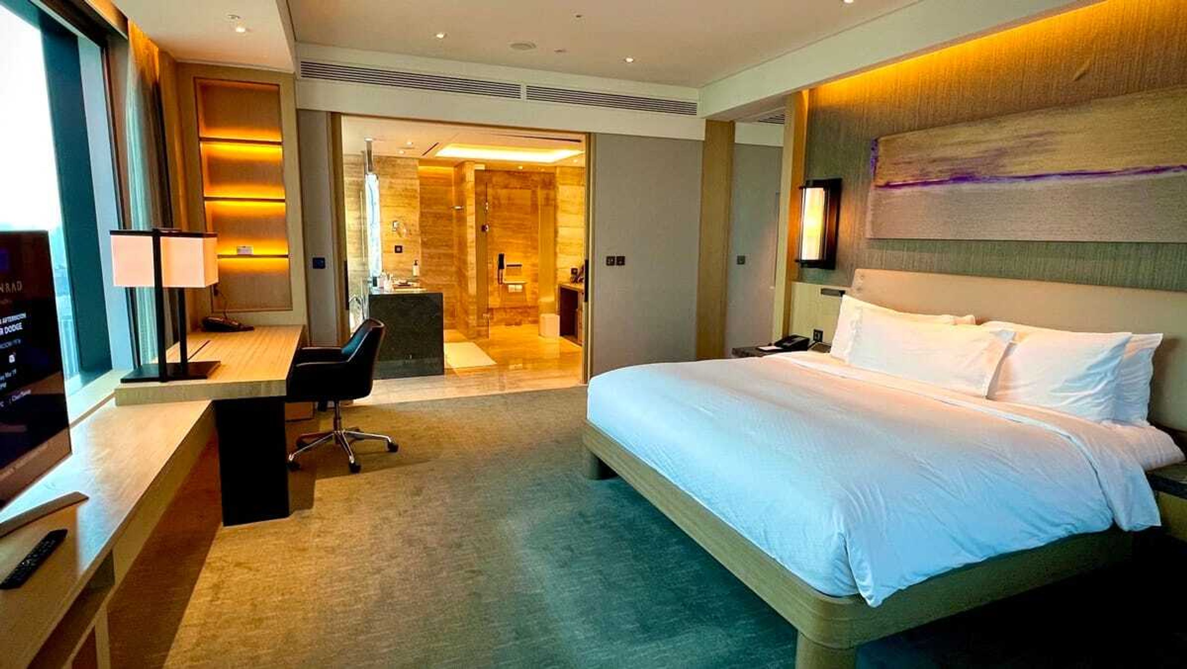 A photo from one of Mike's recent luxury hotel stays