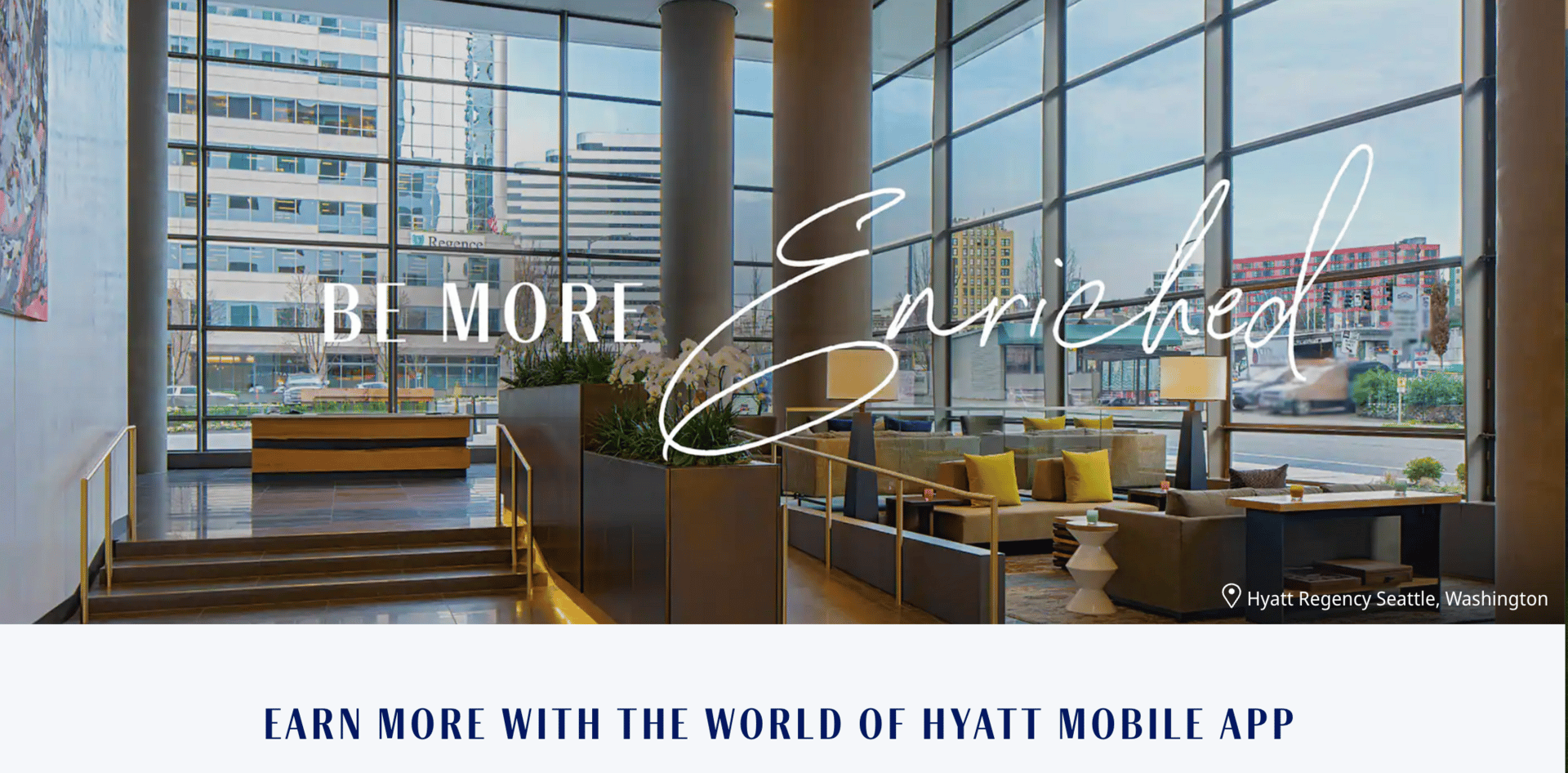 Screenshot from World of Hyatt
