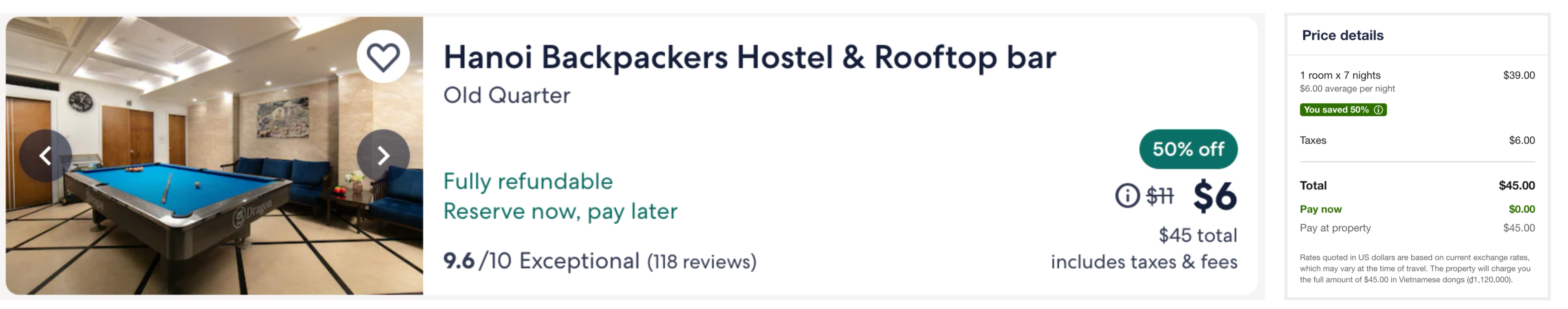 Free hostel booking in Hanoi