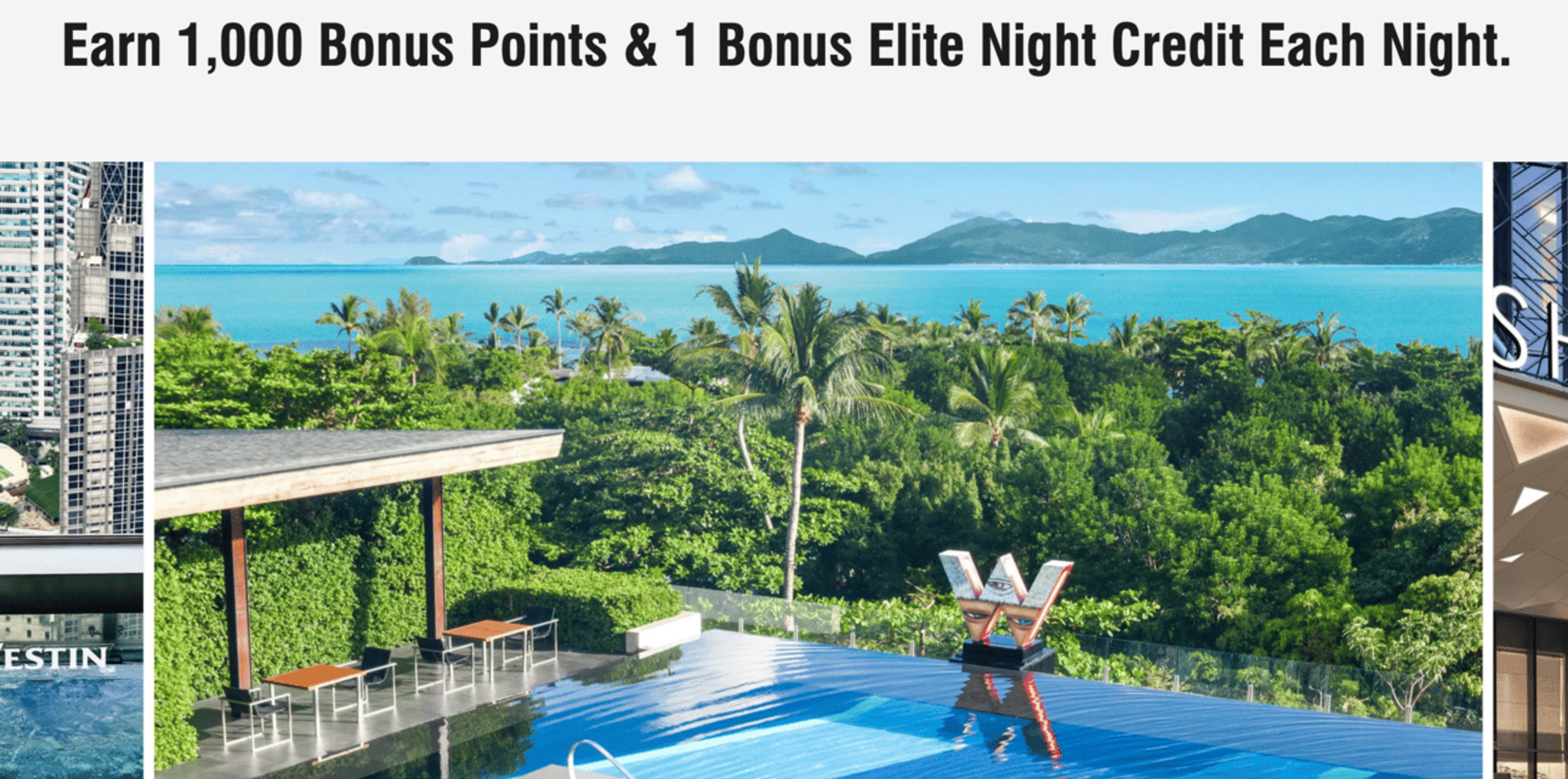 A photo of a tropical background with an infinity edge pool