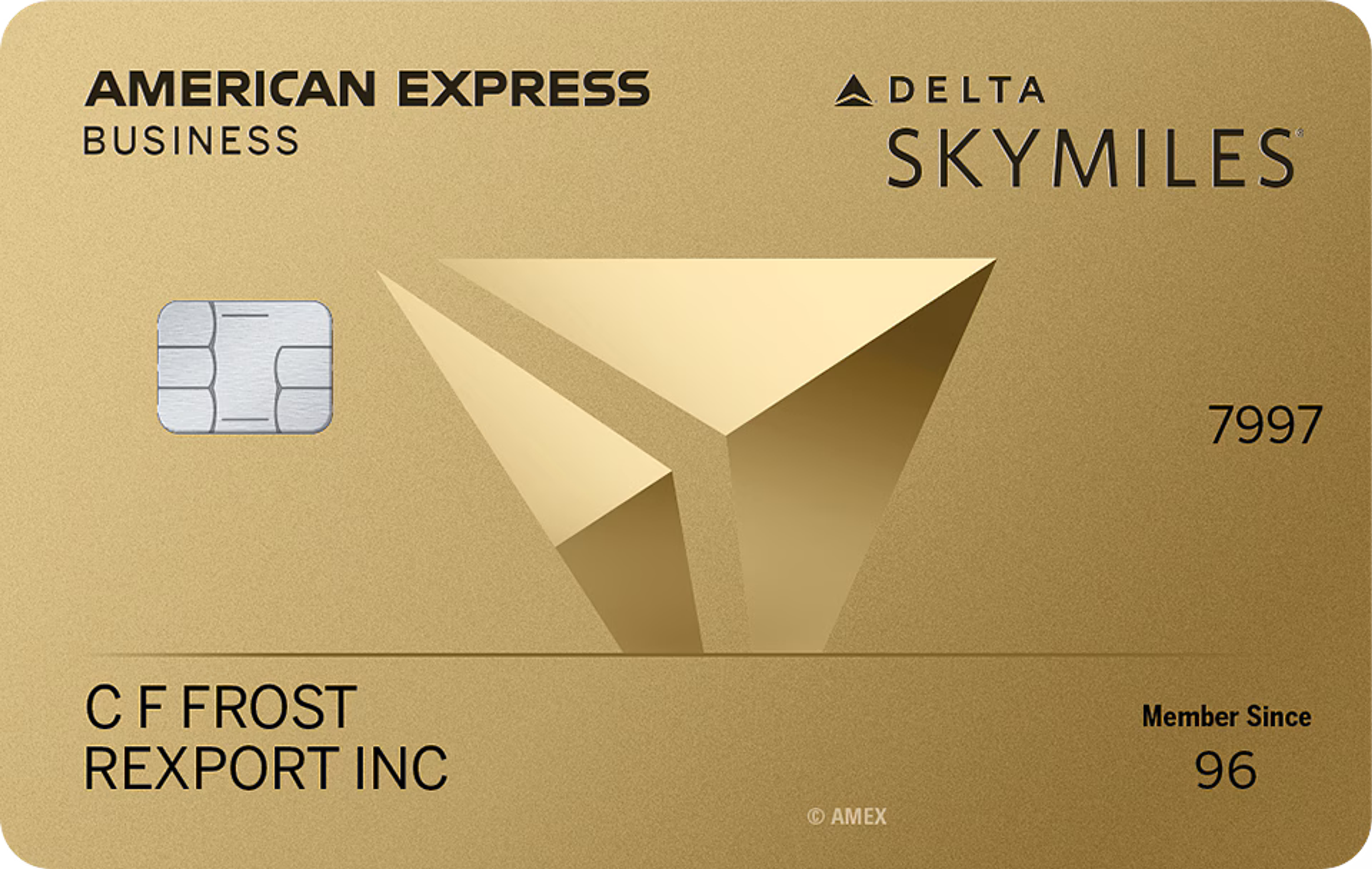 Delta SkyMiles® Gold Business American Express Card card art