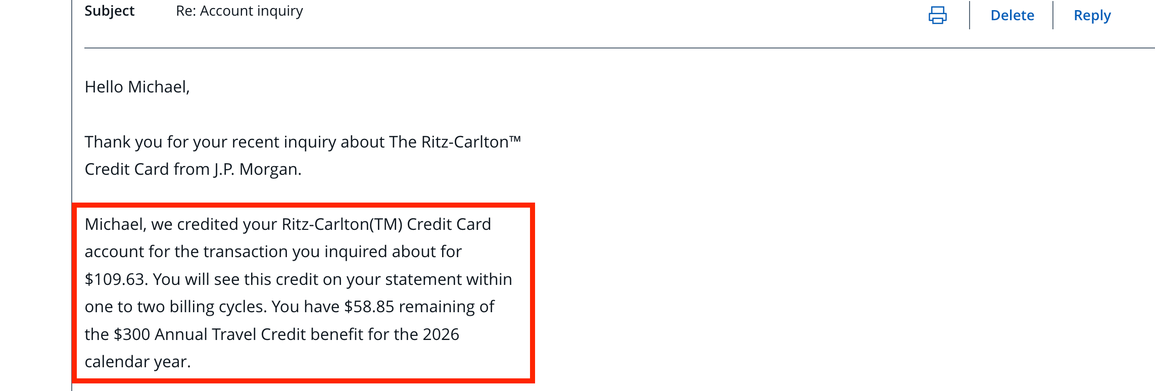 This purchase was for taxes and fees on a Qatar Airways award ticket