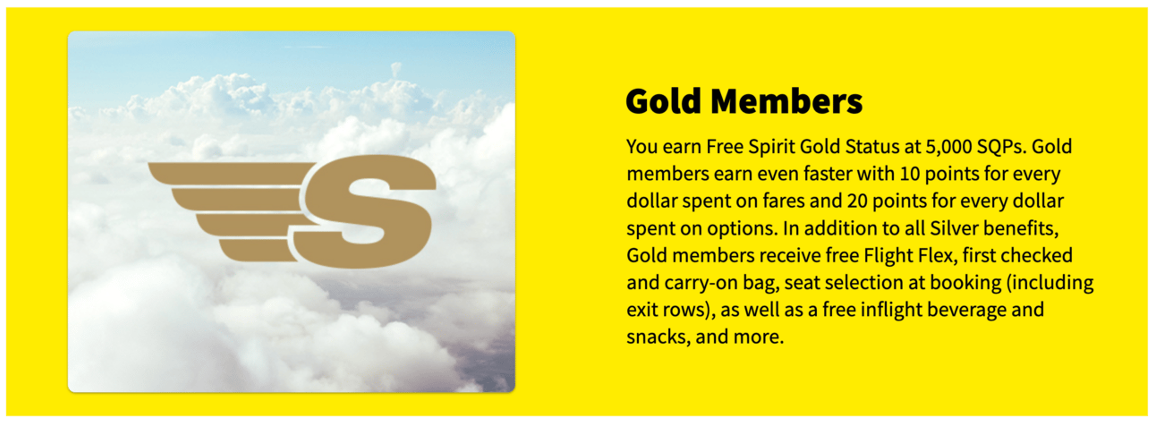 Spirit Airlines Gold Status