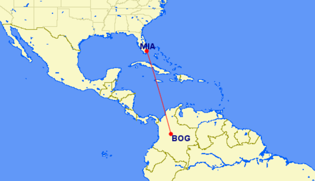 Emirates' new route from MIA-BOG
