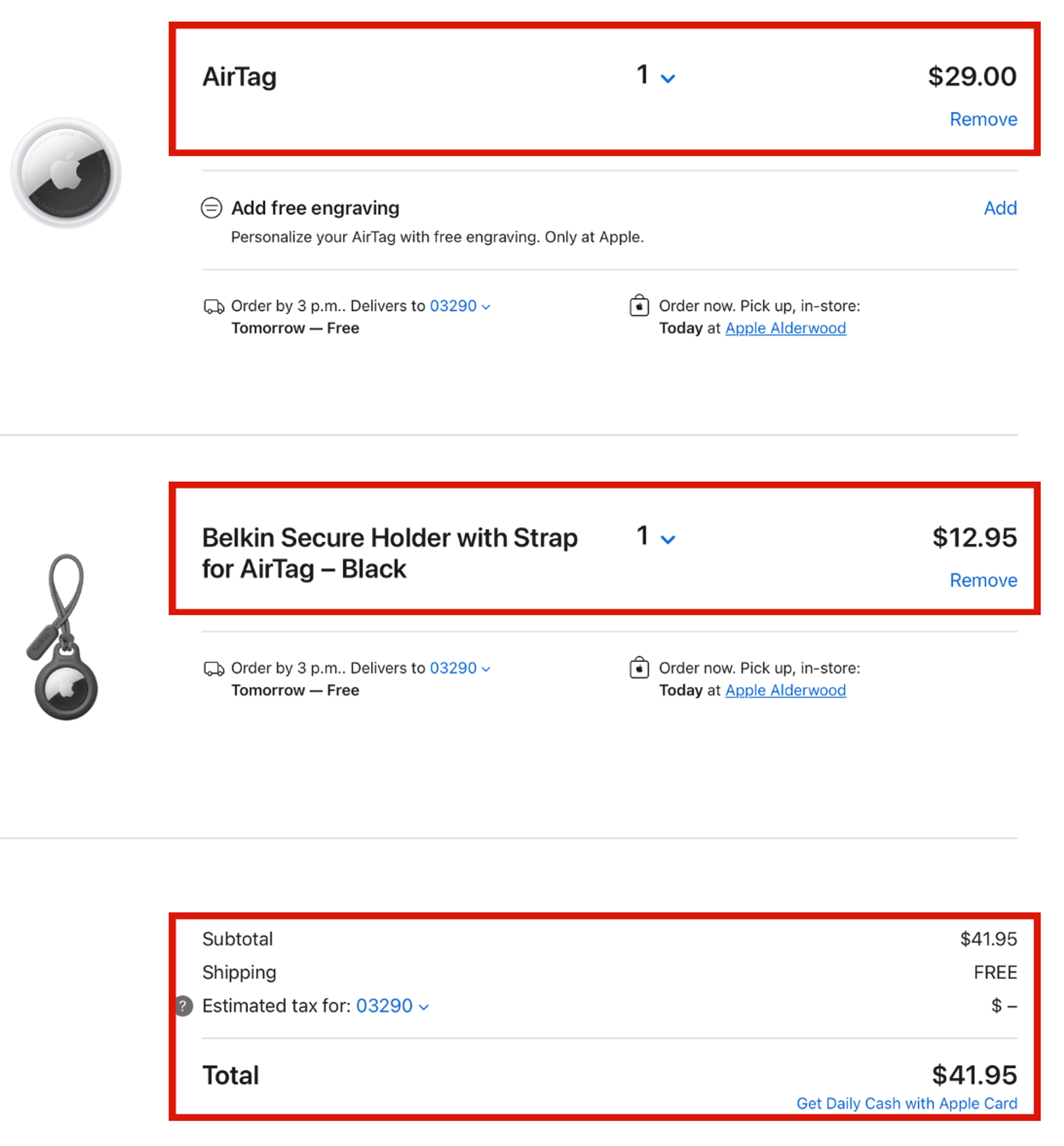 AirTag through Rakuten