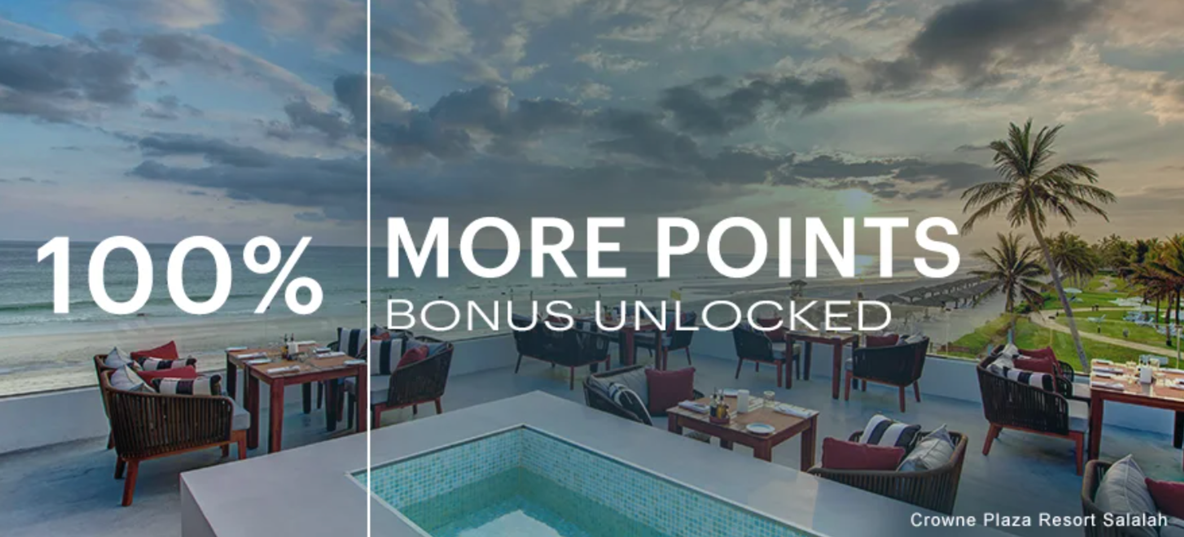 Buy IHG points with 100% bonus