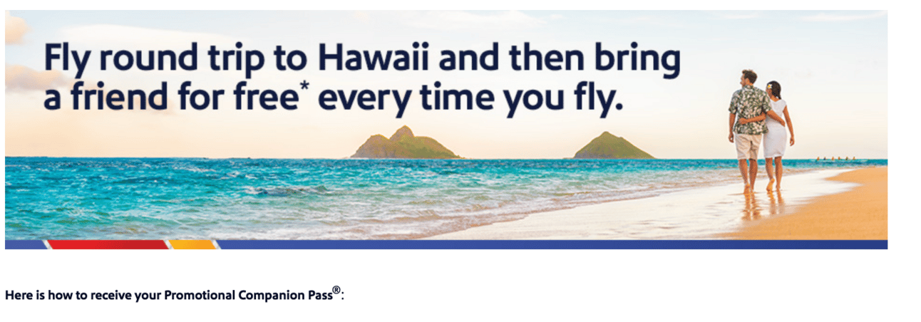 Southwest Companion Pass promo banner