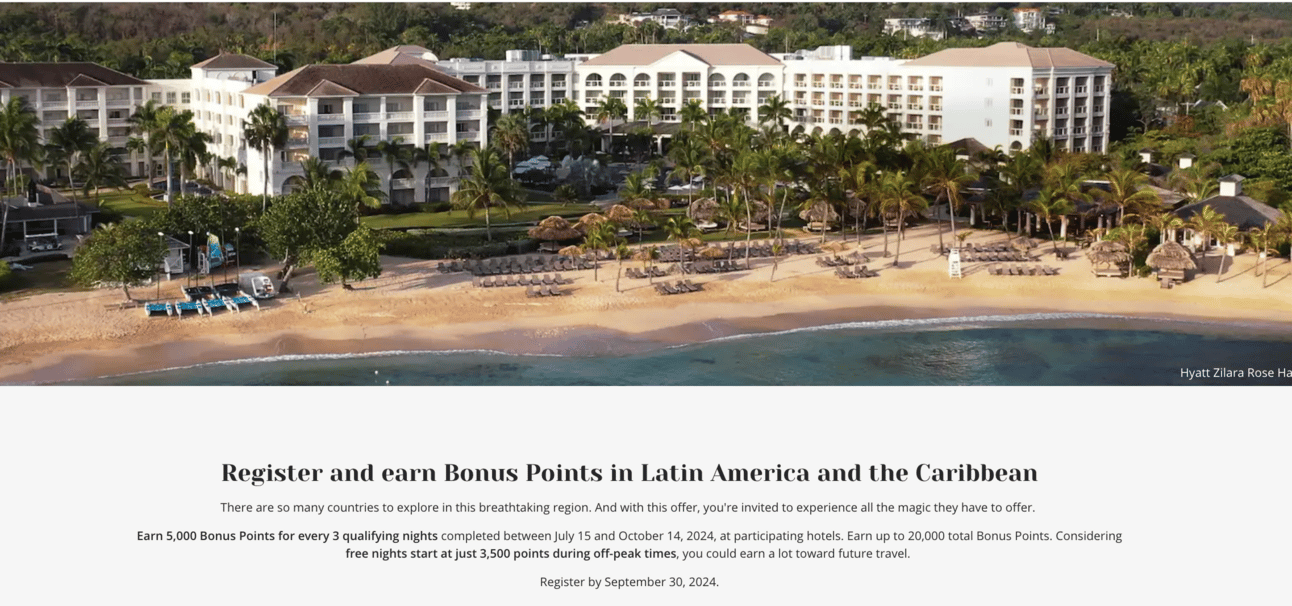 Hyatt's new promotion