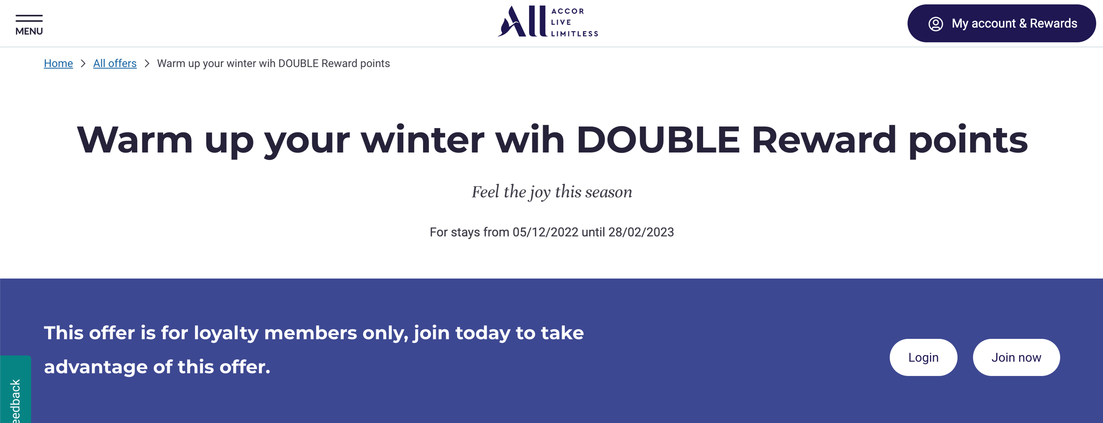 Accor ALL promo