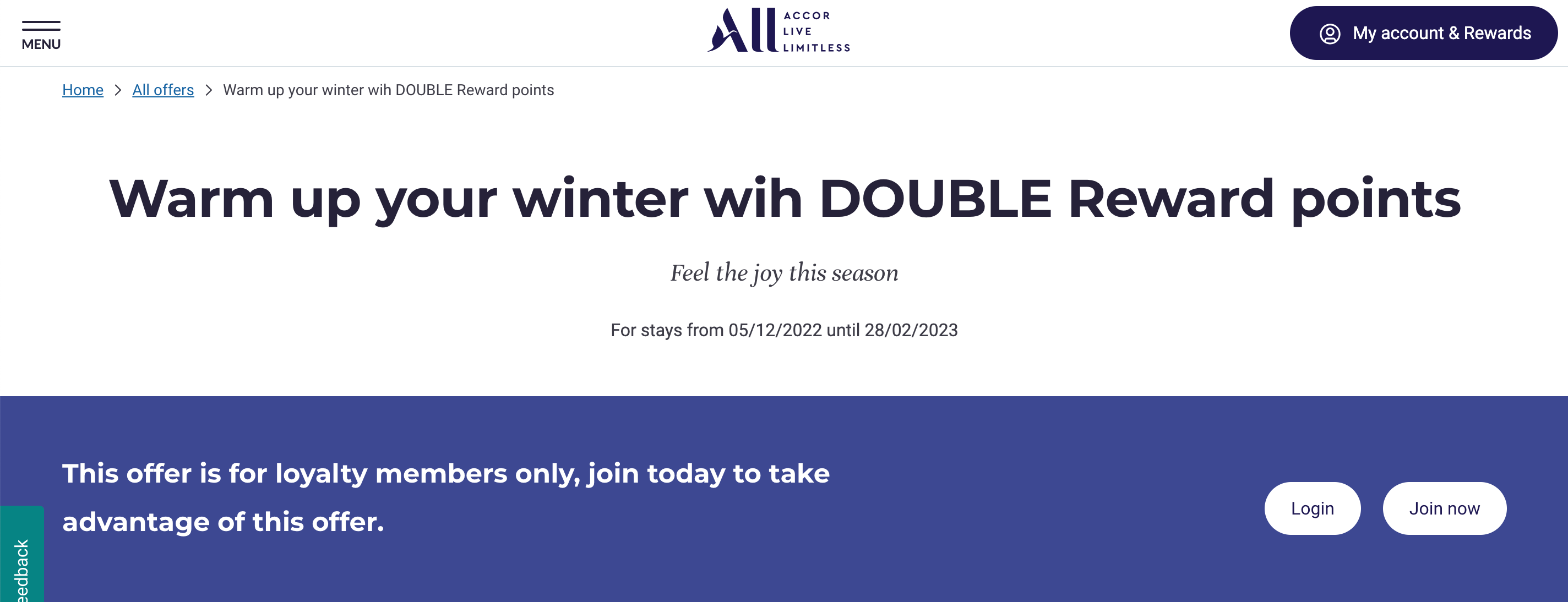 Accor ALL promo