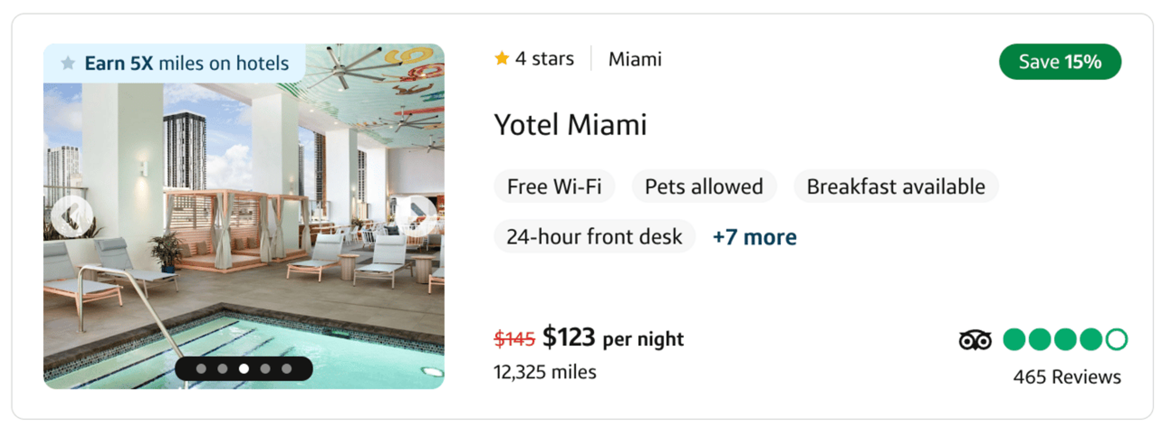 Yohtel Miami for $123 per night in the Cap1 travel portal
