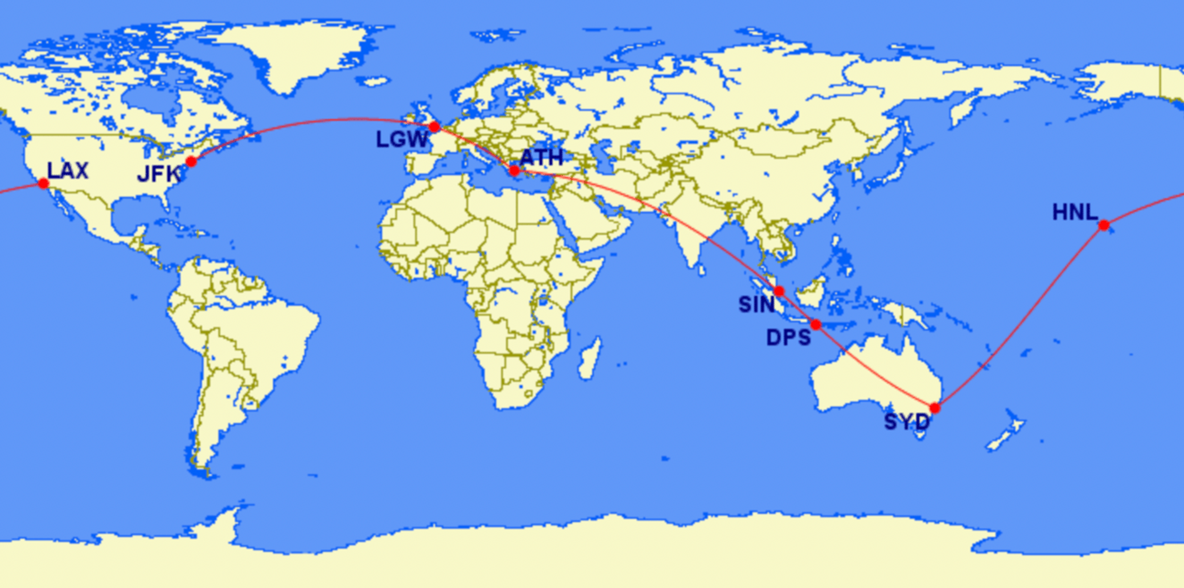 Around the World Itinerary