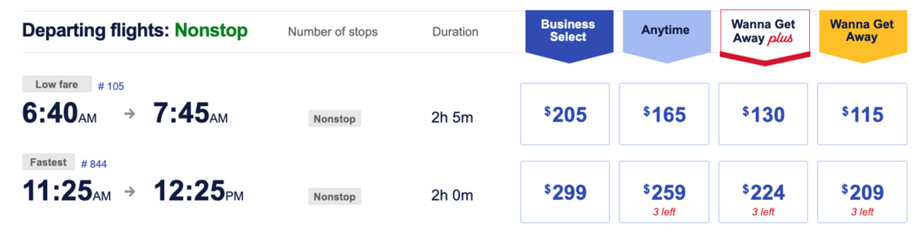 Baltimore to Chicago (cash)