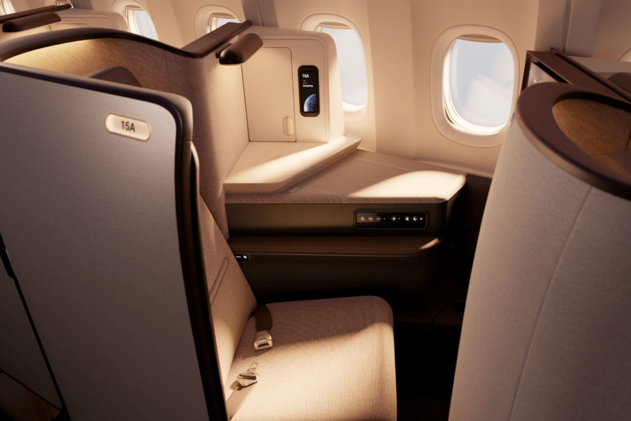 Cathay Pacific business class