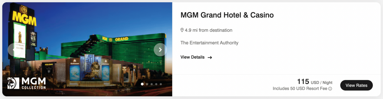 MGM Grand Vegas