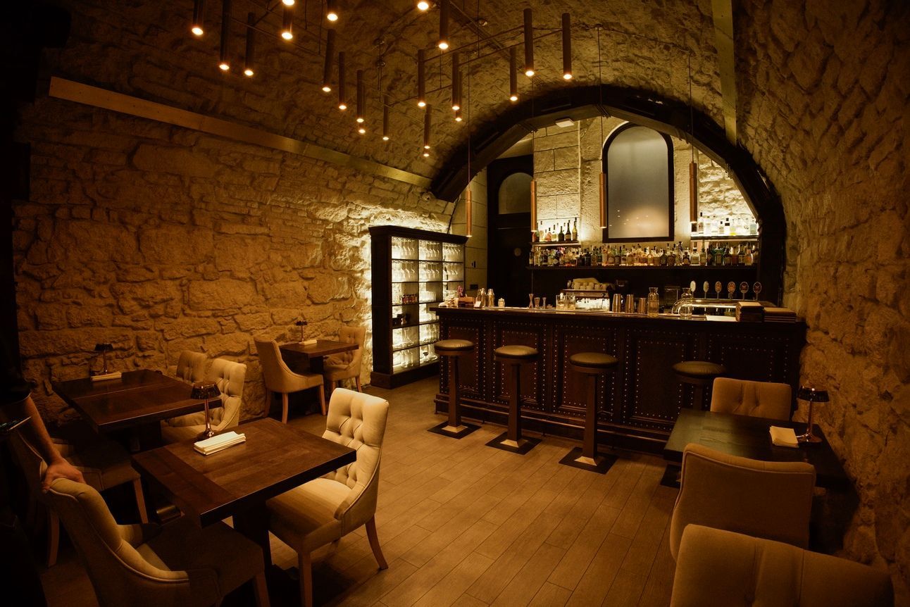 Restaurant/Shelter at the Best Western Lviv Market Square