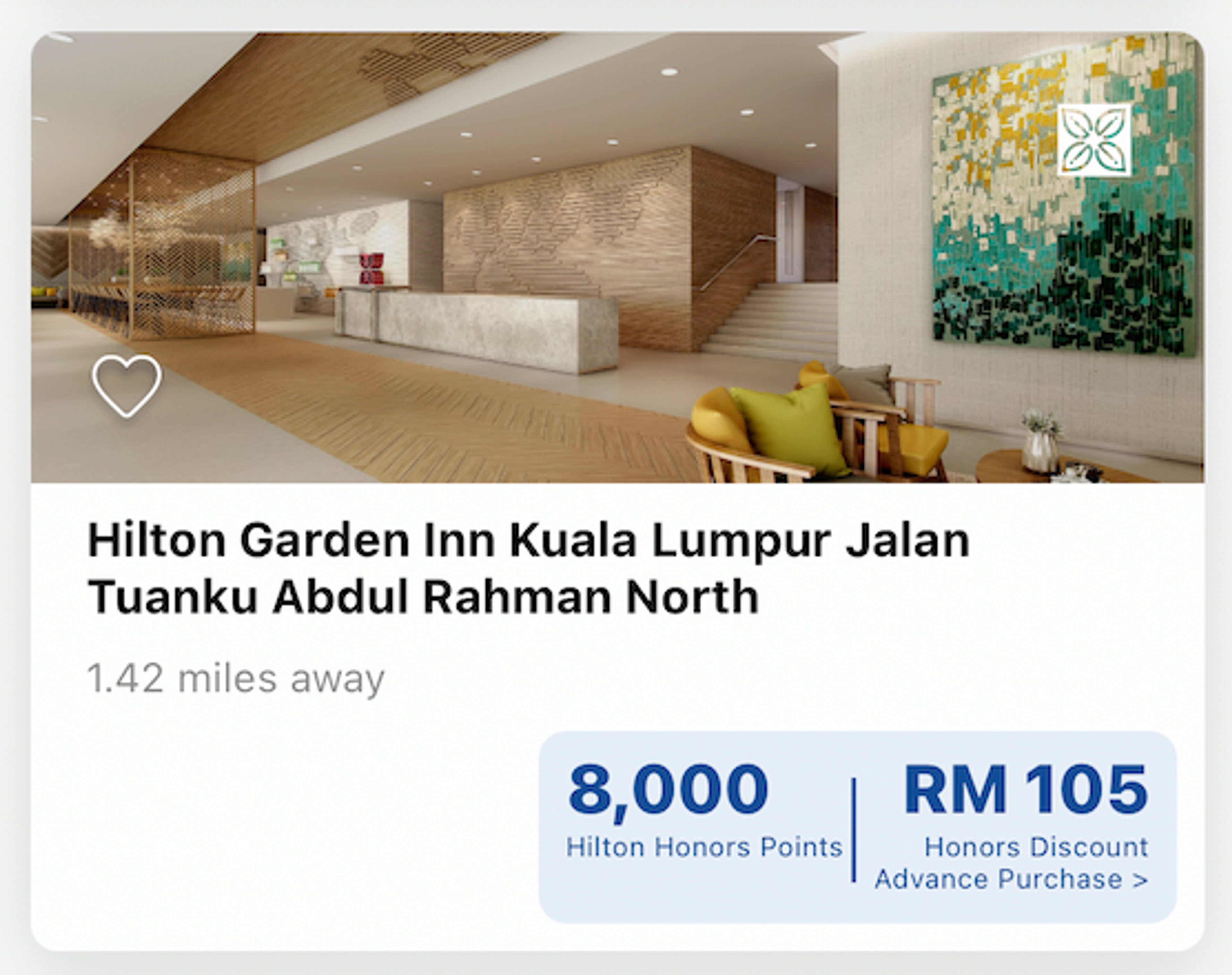 Sample booking