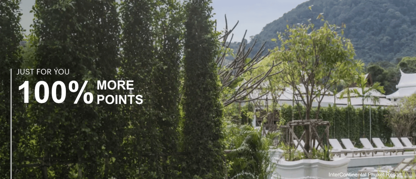 IHG 100% bonus on purchased points
