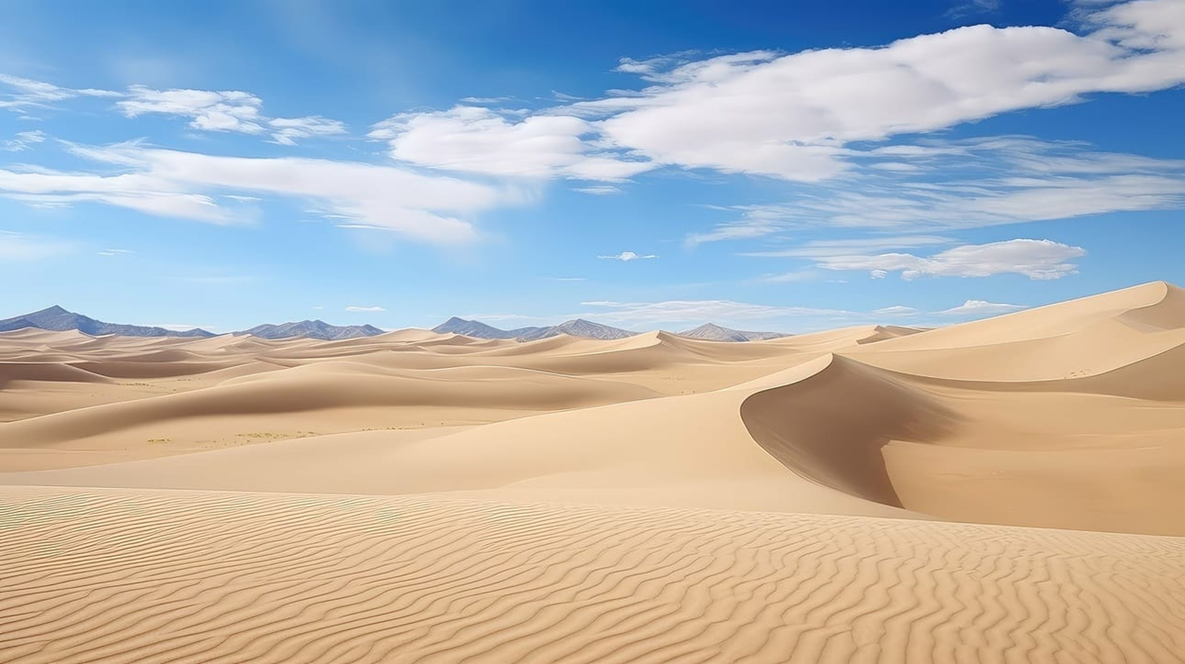 A photo of the Gobi desert in southern Mongolia