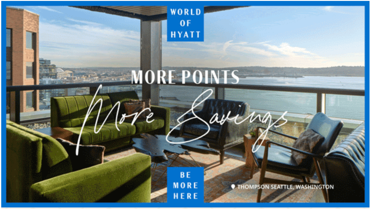 Hyatt promotion banner