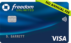 Chase Freedom Unlimited® card art