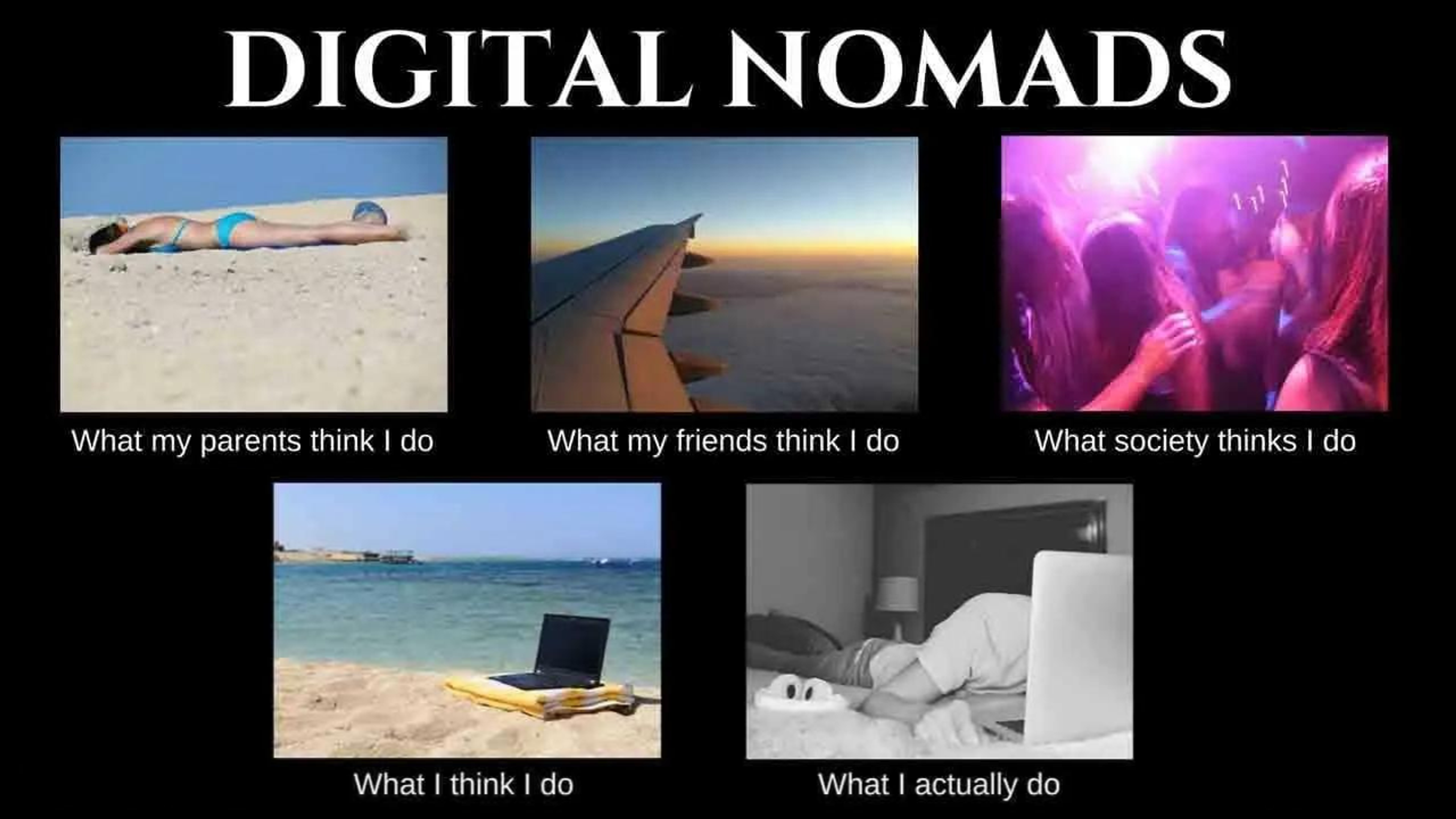 digital nomad meme