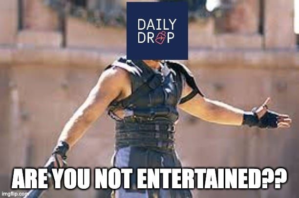 "Are you not entertained" meme