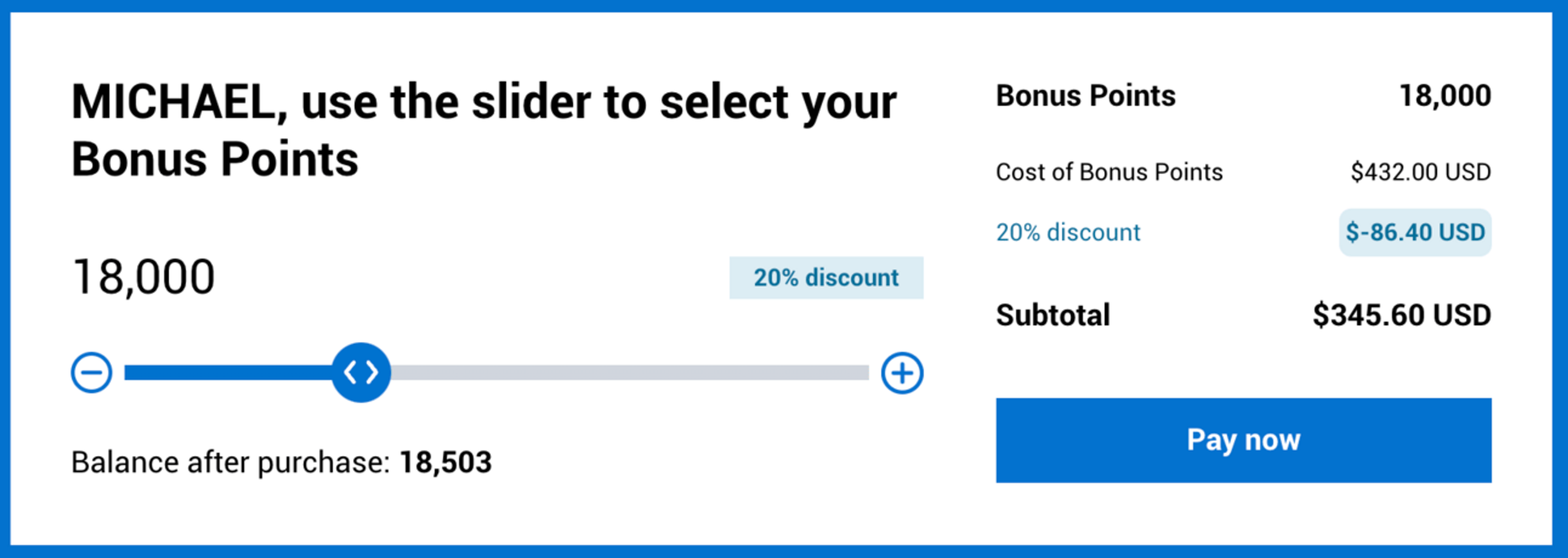 Buy 18,000 Hyatt points for $346